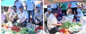 Mendadak Bupati Dolly Belanja di Poken Arba, Marancar Tapsel