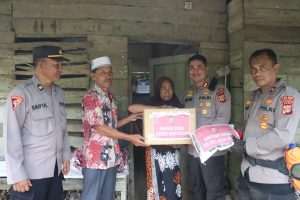 Prihatin Nasib Safiah Janda Miskin, Ini Yang Dilakukan Kapolres Aceh Utara