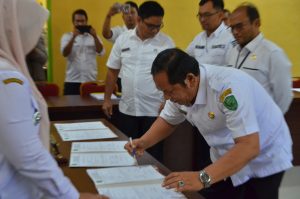 Camat se-kota Padang Sidempuan Berkomitmen Mengenai SPPT PBB P-2 Agar Mencapai Target l2023