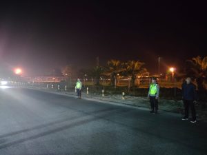 Cegah Balap Liar serta Berikan Rasa Aman Warga, Polsek Tanah Luas Gelar Patroli