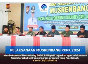 Buka Musrenbang RKPK Tahun 2024, Ini Harapan Pj. Bupati