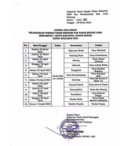 Pemerintah Aceh Tamiang Gelar Pasar Murah