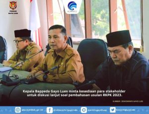 Pemkab Gayo Lues Evaluasi Usulan Program Susunan RKPK 2024