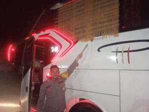 Pelempar Kaca Bus Putra Pelangi Dipukuli Kernet Berakhir Damai