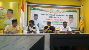 DPD ll Partai Golkar Kota Langsa GelarAjang Silaturrahmi Dengan Insan Pers