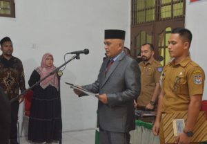 Plt Sekda Kota Langsa Lantik PejabatEsalon lll dan lV di Lingkungan Pemko Langsa
