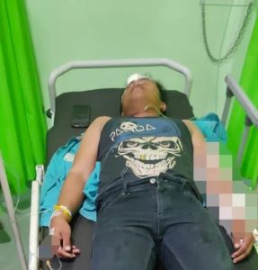 Paksakan Angkat Besi Jembatan Akibatnya Satu Unit Crene Terbalik