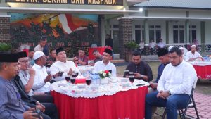 Pererat Sinergitas, Polres Aceh Utara Hadiri Buka Puasa di Brigif 25/Siwah