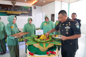 Wujud Rasa Syukur, Persit KCK Koorcab REM 011 PD Iskandar Muda Gelar Syukuran HUT ke-77 Persit Kartika Chandra Kirana Tahun 2023