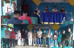 Camat Angkola Sangkunur Buka Sosialisasi Tiga Pilar Plus di Bumdes