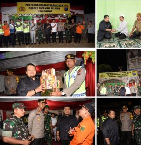 Bupati Dolly Bersama Forkopimda Tapsel Tinjau Pospam-Posyan Mudik Lebaran 2023
