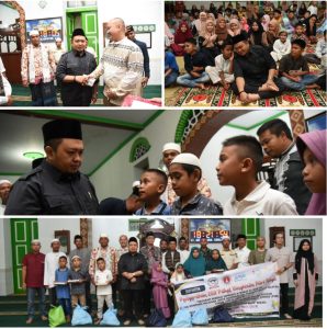 Bupati Tapsel Buka Puasa Bersama Ratusan Anak Yatim Piatu di Sipirok