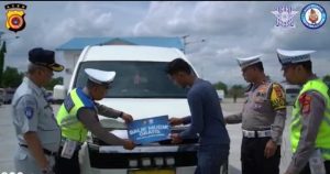 Pasca Lebaran, Polres Aceh Utara Lepas Keberangkatan Balik Mudik Gratis