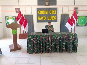 Usai Hadiri Apel Dansat, Dandim Gayo Lues Sampaikan Ini Kepada Anggotanya