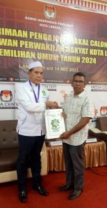Partai Adil Sejahtera (PAS) Kota Langsa Resmi Serahkan Berkas Pendaftaran Bacaleg DPRK Langsa Ke KIP