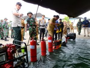 Dandim 0117/Aceh Tamiang Buka Latihan Penanggulangan Tanggap Bencana