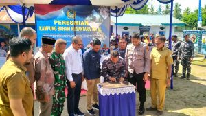 Kapolres Aceh Utara Diwakili Kapolsek Lhoksukon Hadiri Peresmian KBN