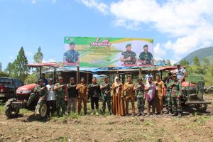 Kadistan Tinjau Lahan Pengembangan Tanaman Jagung Program Pangdam IM