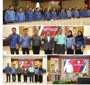 Serahkan SK PNS Formasi 2019, Bupati Tapsel : PNS Harus Amanah, Disiplin dan Tanggungjawab
