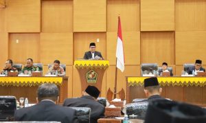 Pj Bupati Pidie Hadiri Paripurna Penutupan Penyampaian LKPJ-KD 2022