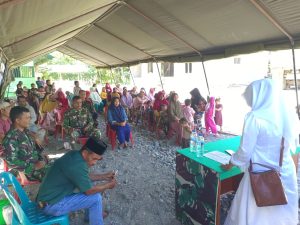 Satgas TMMD Ke – 116 Kodim 0111/Bireuen Gelar Penyuluhan Penurunan Stunting
