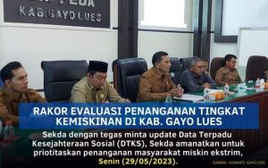 Plt. Sekda Sesalkan Tingginya Angka Kemiskinan di Gayo Lues