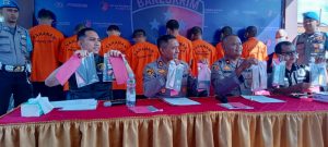Sat Reskrim Polres Pidie Amankan 13 Pelaku Maisir, Kapolres : Atas Keluhan dan Informasi Masyarakat Pada Jum’at Curhat