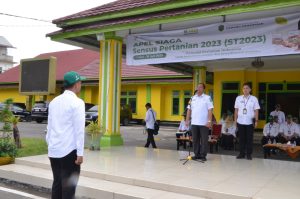 WALI KOTA PADANG SIDEMPUAN, HADIRI APEL SIAGA SEKALIGUS LEPAS PETUGAS SENSUS PERTANIAN 2023