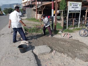 Jalan SMPN 1 Blangkejeren Rusak, Sering Terjadi Laka Tunggal
