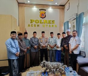 Silaturahmi Ke Polres Aceh Utara, Tokoh Agama Apresiasi Giat Mulia Kepolisian