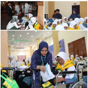Bupati Dolly dan Ketua TP PKK Tapsel Layani JCH Dengan Penuh Kasih Sayang