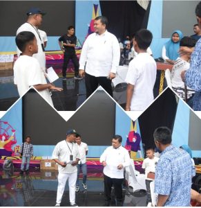 Bupati Dolly Semangati Anak-Anak Tapsel Yang Akan Tampil di Malam Pagelaran Kesenian dan Budaya
