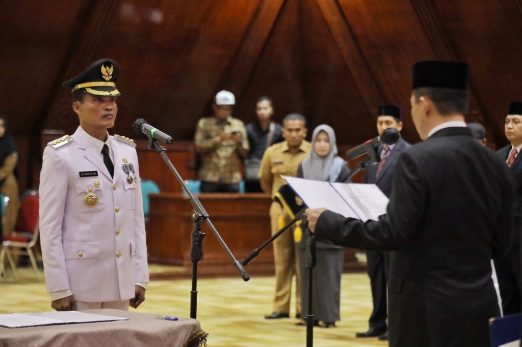 Penjabat Gubernur Aceh Lantik Syaridin Jadi Pj Walikota Langsa