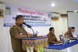Pj Bupati Aceh Besar Buka Bimtek Replikasi Transformasi Perpustakaan Berbasis Inklusi Sosial