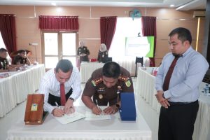 Inspektorat dan Kejari Aceh Besar Teken Kerja Sama Terkait Pengembalian Uang Negara