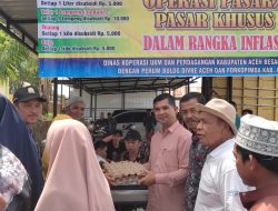 Tekan Inflasi, Pemkab Aceh Besar Kembali Gelar Pasar Khusus