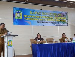 Pokja Perumahan dan Kawasan Permukiman Aceh Besar Laksanakan Rapat Koordinasi