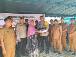 Pemkab dan Polres Aceh Besar Bantu Sembako untuk Warga Meureu Indrapuri