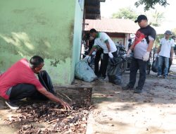 Muhammad Iswanto SSTP MM Pimpin Aksi 1 Jam Pungut Sampah di Peukan Lambaro Angan