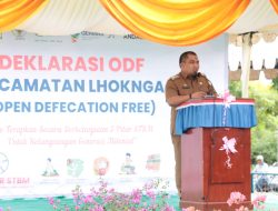 Pj Bupati Aceh Besar Deklarasi Kecamatan ODF di Lhoknga
