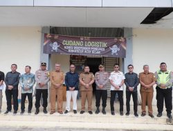 Pj Bupati Muhammad Iswanto Bersama Forkopimda Aceh Besar Pantau Logistik Pemilu