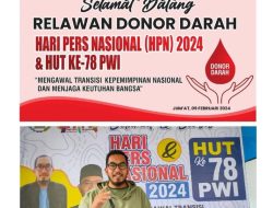 Terbuka Untuk Umum, PWI Aceh Tengah Gelar Donor Darah