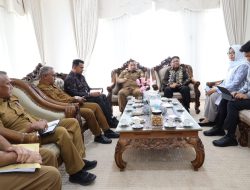 Pj. Bupati Aceh Besar Menerima Kunjungan Kepala BI Perwakilan Aceh di Kota Jantho