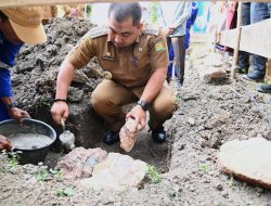 Muhammad Iswanto Letakkan Batu Pertama Pembangunan Rumah Layak Huni