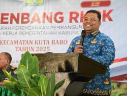 Wakili Pj Bupati, Sekda Aceh Besar Buka Musrenbang Kecamatan Kuta Baro