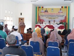 Wakili Pj Bupati, Staf Ahli Bidang Keistimewaan Aceh, SDM dan Kerjasama Buka Musrenbang Kecamatan Leupung