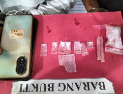 Dua Tersangka Pemilik 8 Paket Sabu Diringkus Polisi