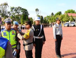 Dandim 0117/Aceh Tamiang Hadiri Apel Gelar Pasukan Operasi Kepolisian Terpusat Ketupat Seulawah 2024
