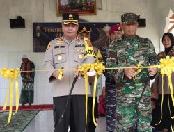 Resmikan Mushalla Al-Mulk Sarah Raja, Ini Harapan Kapolres Aceh Utara