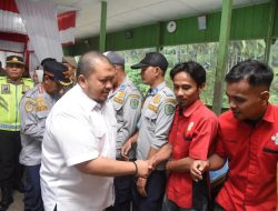 Tinjau Pos PAM Lebaran, Bupati Tapsel Harap Personil Berikan Pengamanan Humanis